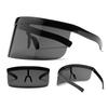 Face Shield Visor Sunglasses Oversize Safety Face Cover Half Face Protective Visor Sun Protection Goggles Large Mirror UV Outdoor Sun Glasses