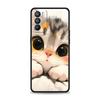 Custodia per Telefono Gatto Carino Per Oppo A17 A31 A54 A57 A78 A79 A98 Find X5 X6 Reno 6 7 8 10 11 12 13 F Pro 5G Copertura Morbida in TPU Fundas Capas