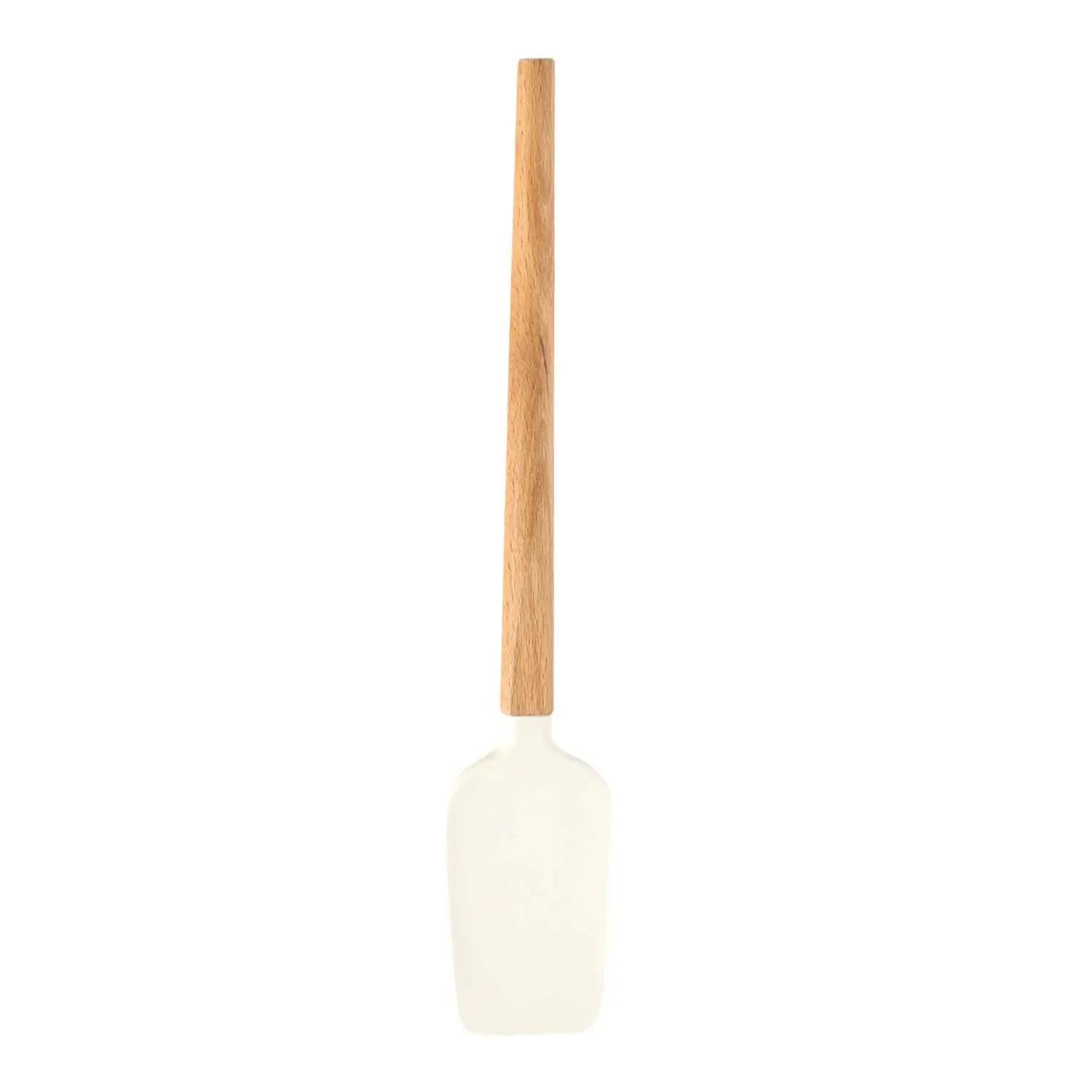 Ustensiles de Cuisine Résistants à la Chaleur Accessoires de Cuisine en Silicone de Qualité Alimentaire Spatule Coupe-Pâtisserie Ustensiles de Cuisine Chocolat Blanc Batteur (as the picture,Option14)