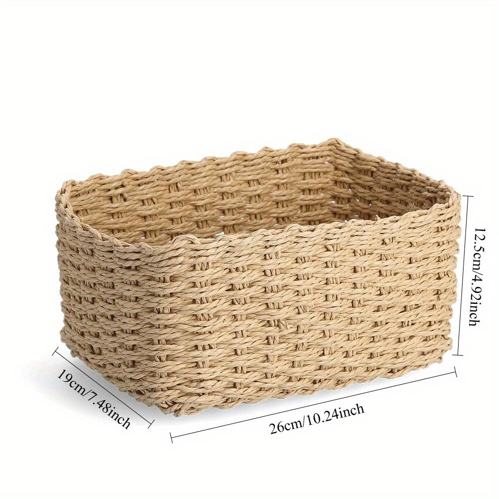 

1 шт. корзина для хранения, идеально подходит для организации шкафов, ящиков и различных комнат, таких как кухня, ванная комната, спальня, гостиная