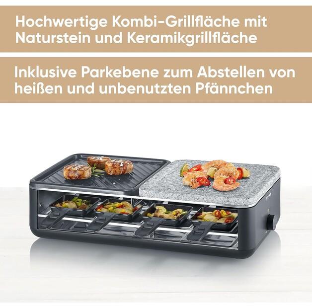Раклетница Severin RG 2366 Black Line Lite Naturstein (2366000)