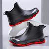 Men Rain Boots Waterproof Rubber Fishing Shoes  Rain Shoes Outdoor Non-slip Light Shoes Durable Waterproof Rubber Fishing Shoes