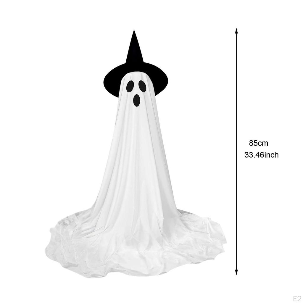 Illuminated Ghostly Figure Halloween Decoration for Outdoor Parties
