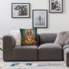Lord Ganesha Indian Hindu Pillowcase Polyester Linen Velvet Creative Zip Decor Home Cushion Cover