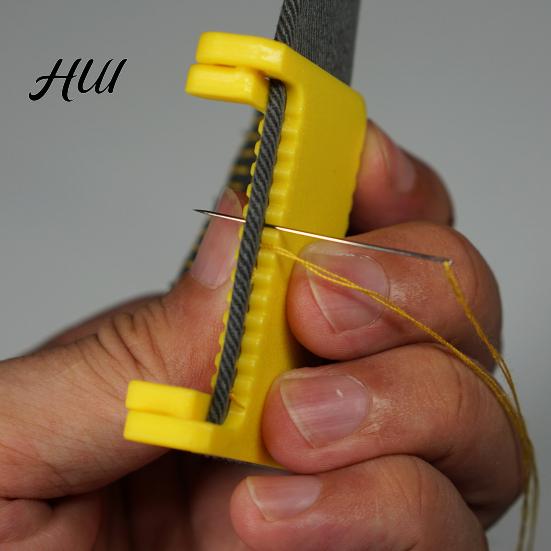 Sewing Templates for Even Stitching Template Clip-On Guide Ergonomic Thimble Pattern Alignment Tool DIY Leather Craft Quilting Embroidery &