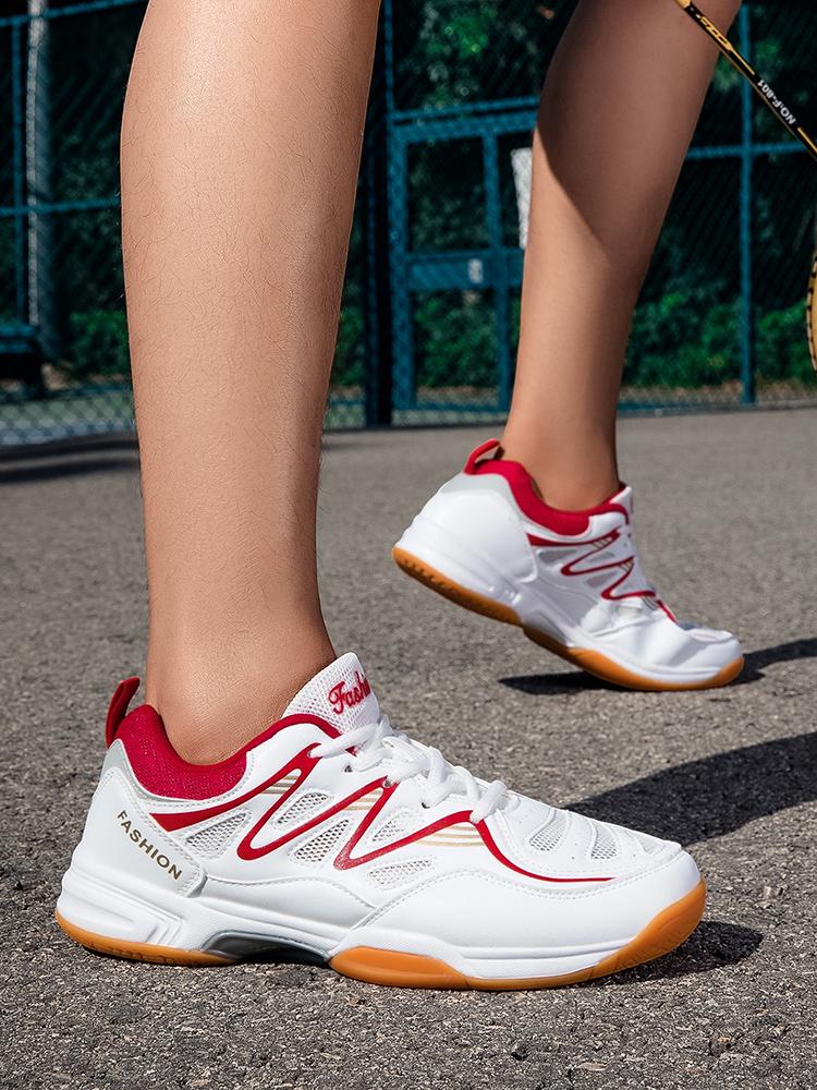 

Новая спортивная обувь для мужчин и женщин, низкие кроссовки на шнуровке с толстой подошвой, амортизирующие туфли для настольного тенниса, обувь для бадминтона 38