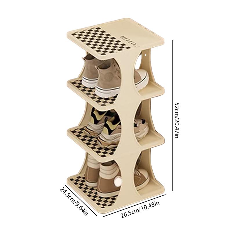 

Узкая обувница Многослойная обувная полка Экономия места Дверной угловой шов Дверной органайзер для обуви Деревянный шкафчик для обуви Тапочки Полка для обуви