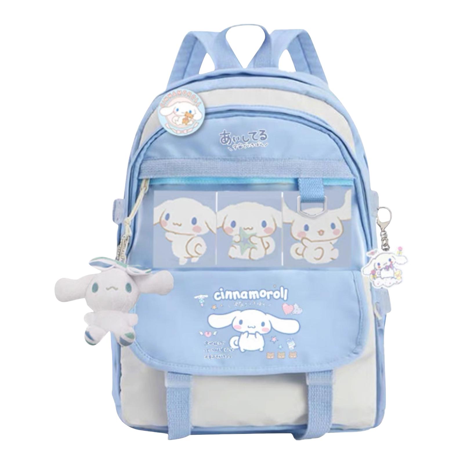 

Students Schoolbag Large Capacity Shoulders Backpack Outdoor Travel Bag Korean Version Of The Fashion Leisure Bag Women s Bag One Size белый