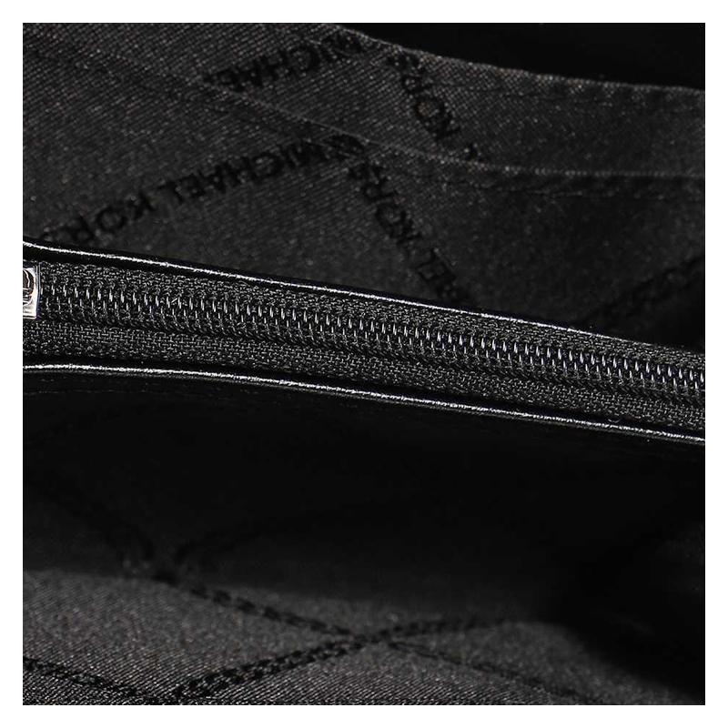 MICHAEL KORS Jet Set Classic Logo Print PVC (Polyvinyl Chloride) Wallet Women's Black