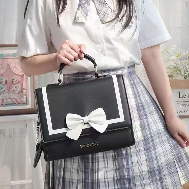 Portable messenger bag transparent versatile women's bag