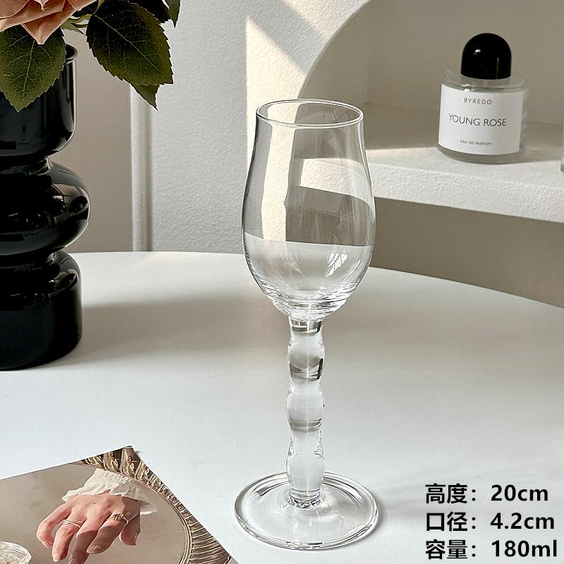 Vintage Niche Design Champagne Glass Sweet Wine Glass For Women Home Use Fruit Wine Glass Stemware 1PCS