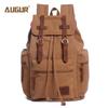 AUGUR Vintage Canvas Backpack for Men – Dual-Shoulder Laptop & School Bag