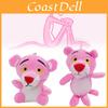 Cute Pink Panther Plush Toy Keychain Adorable Mini Stuffed Animal Doll For Girls