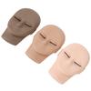 3pcs Lash Mannequin Head with Replaceable Eyelid Reusable Eyelash Extension Mannequin for Practice
