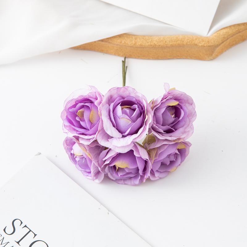 

6/18 шт. Искусственный цветок Шелковая гвоздика Уличная защита от УФ-лучей Свадебный букет невесты Рождество Сделай сам Домашний декор Скрапбукинг 6pcs