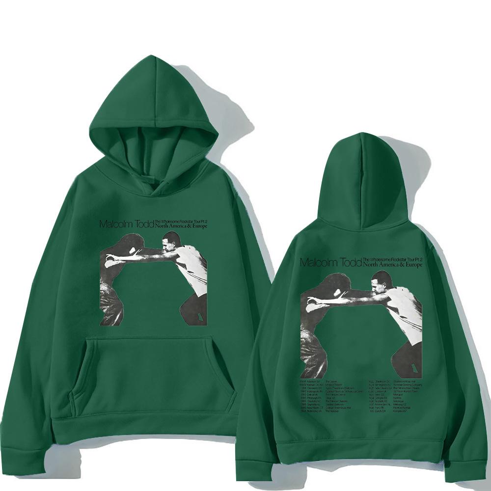 Malcolm Todd Merch 2025 Hoodies Malcolm Todd The Wholesome Rockstar Tour Pullovers Women Men Sweatshirts Hip Hop Loose Clothes