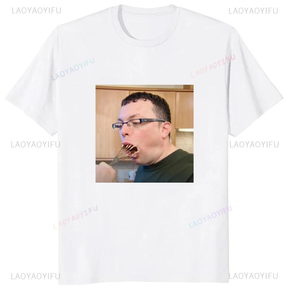 Whisk Incident Funny Meme Come Dine with Me T-Shirt Casual Hip Hop Streetwear Fashion Loose Man Tshirt Comfort Breathe Women Tee