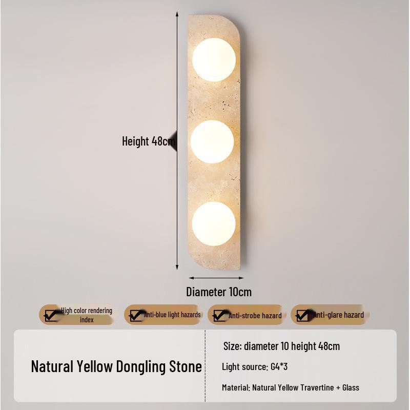 Wabi-Sabi Style Japanese Walnut Wall Lamp for Living Room, Bedroom, Hotel Entrance, or Corridor.