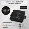 2Pcs Metal Bumper Cover RV Bumper Cap With Vent Hole Square Caravans Bumper Plug End Cap With Safety Pin Campervan Accessories