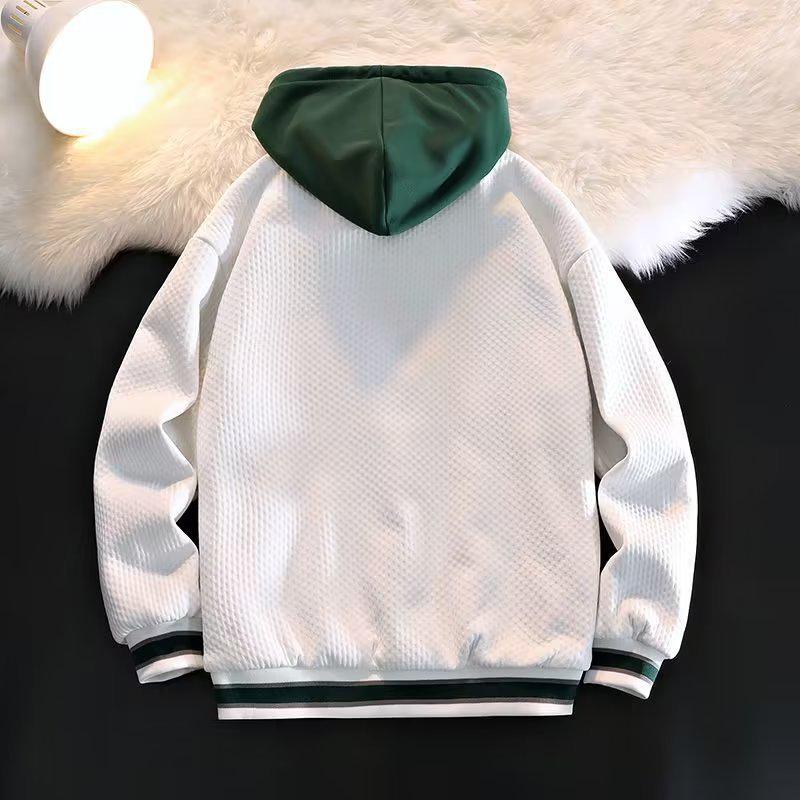 Men's Korean Style Autumn/Winter Trendy Hip-Hop Loose Fit Casual Crew Neck Jacket