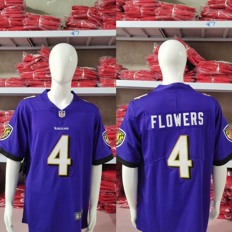 2026 NFL Short Sleeve Jersey Baltimore Ravens Second Generation Embroidered Football