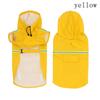 Dog Raincoat Spring and Summer Clothes Cape-style Reflective Strip Pet Raincoat Rainproof Dog Hooded Raincoat