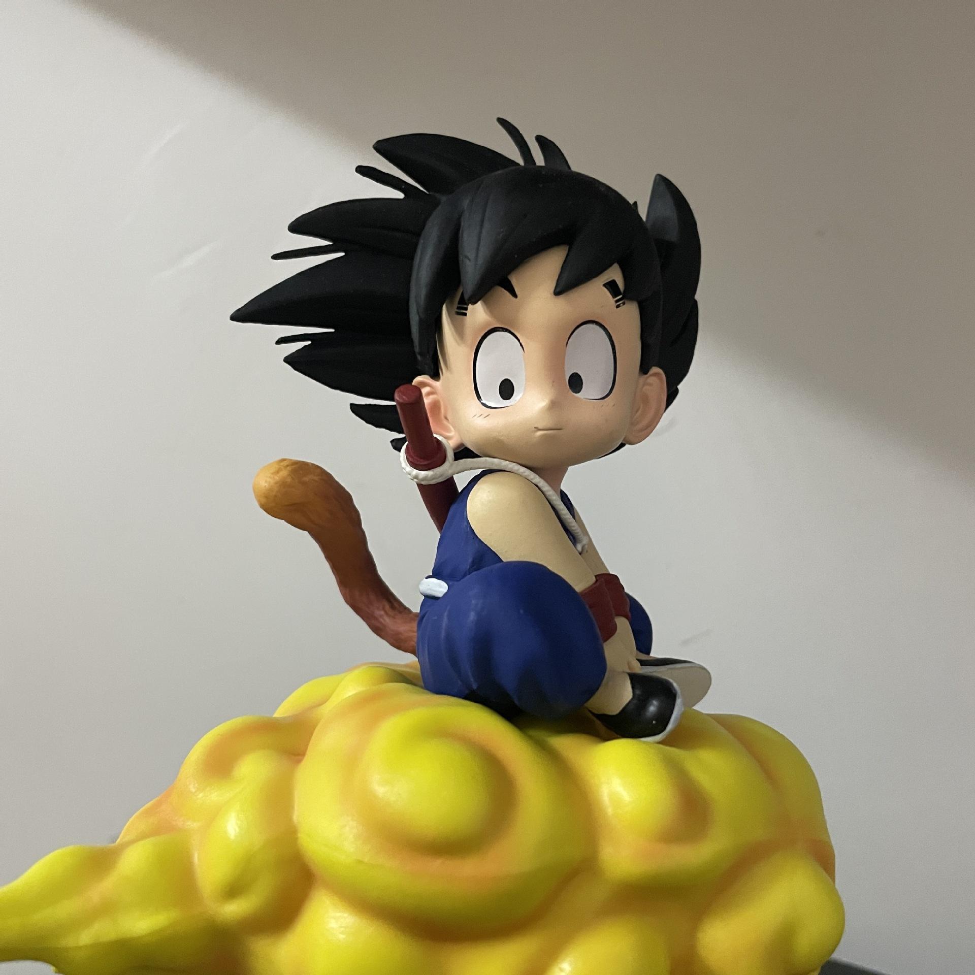 

Статуя Goku з Dragon Ball Z на Літаючому Хмарі, Аніме Колекційна Прикраса на Стіл для Дітей Хлопчиків синій