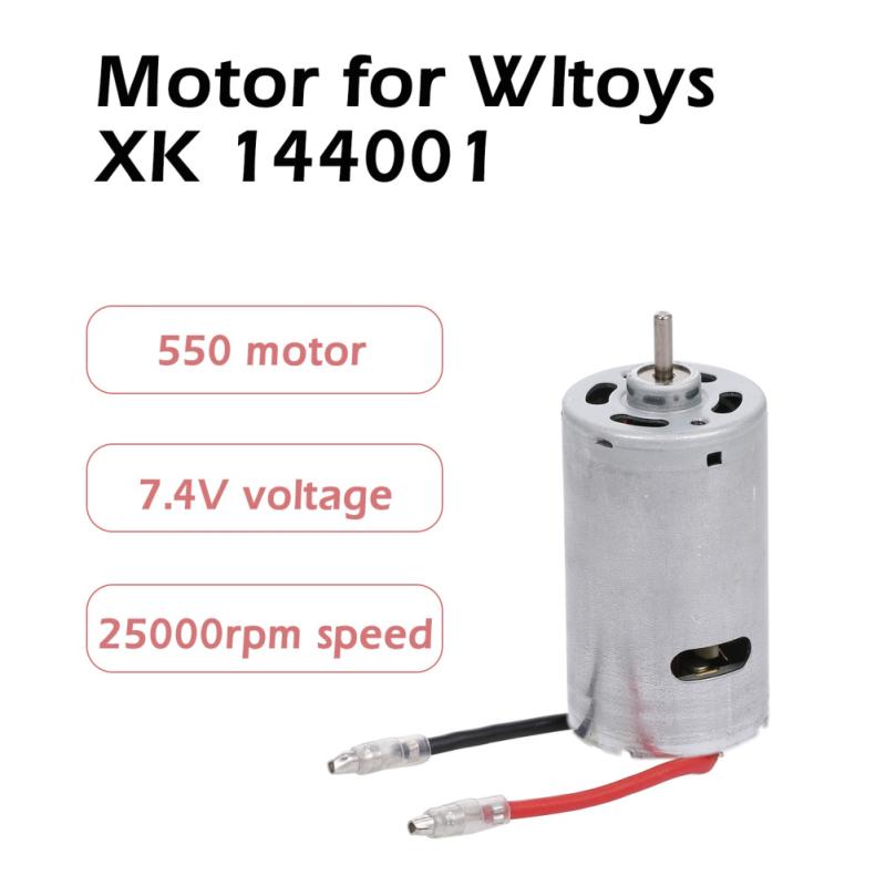 550 Elektrik Motoru Motor Sürücü Motoru Aksesuarı XKS 144001 RC Araba Oyuncağı için