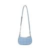 Coach Teri 25 Classic Monogram Jacquard Zipper Closure Handbag Women Handbags Cornflower-Blue Multicolor CH139-SVM6A