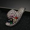 Rhinestone Hat Brooches For Women Fashion Vintage Summer Design Flower Jewelry Wedding Accessories  Colors Pick