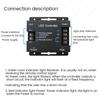 AD23-DC12-24V LED Strip Light RF Touch Remote Controller Dimmer For 5050 Tape Lights Adjust Brightness