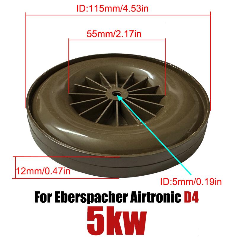 2x Moteur de Ventilateur de Chauffage à Air Diesel pour Voiture 2KW 5KW Roue à Ailettes Pour Eberspacher Airtronic D2 D4 D4S Pour Webasto Air Top 2000ST