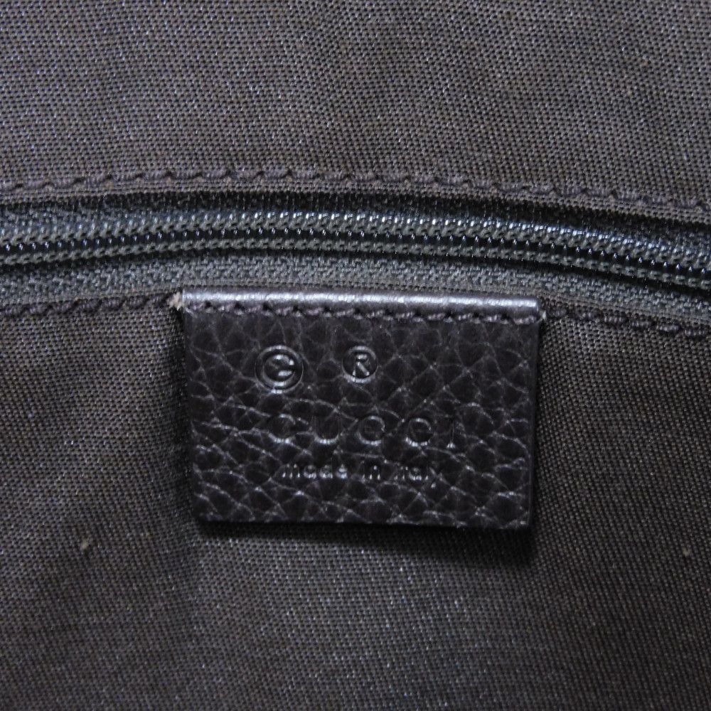 Used 9539 GG Crystal Tote 211525 7924 Brown Plastic Coated Interlocking G Charm Beige Unisex from Japan AUTHENTIC