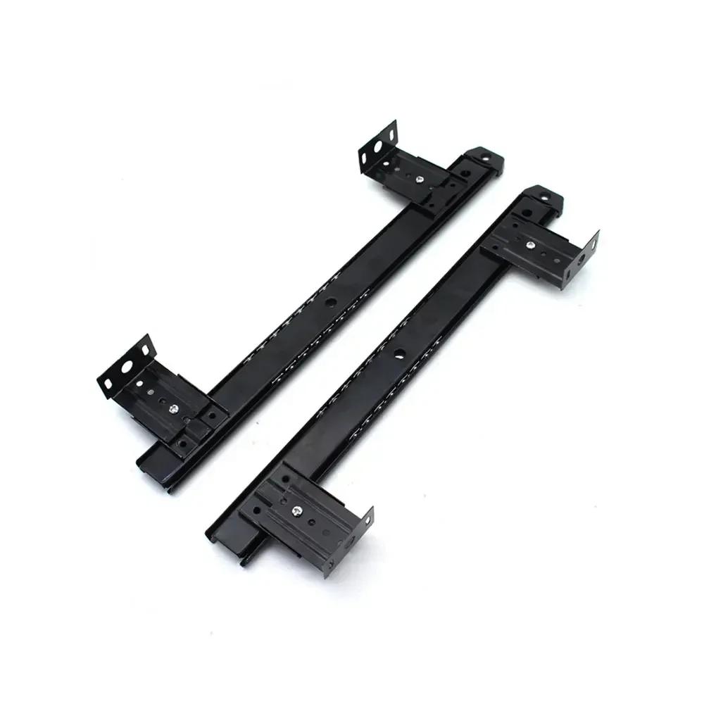 Computer Desk Drawer Slides Keyboard Lifting Bottom Bracket Damping Buffer Track Slide Furniture Cabinet Hardware Drawer Rail