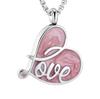 [QGJNSGC] Love Memorial Pendant, Heart Pendant, Cuboid Pendant, Cremation Pendant, Hand-Held Memorial Pendant, Urn Necklace, Stainless Steel,
