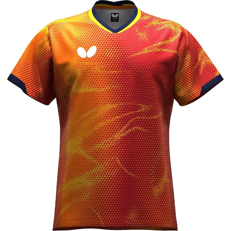 

[butterfly] Game wear (table tennis) Elister 12 Shirt 004: Darjeeling Red L