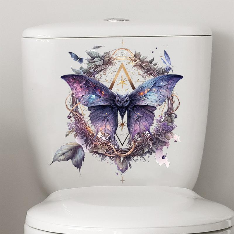 Halloween Wall Stickers Skull Skeleton Butterfly Star Devil Horror Scary Home Party Decoration Vinyl Decals for Kids Room WC Toilet Decor