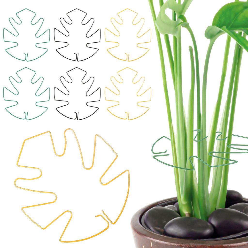 6Pcs Monstera Plant Support Monstera Stabilizer Grapple Holder Monstera Shaped Supports Stem Support Ring for Thriving Growth