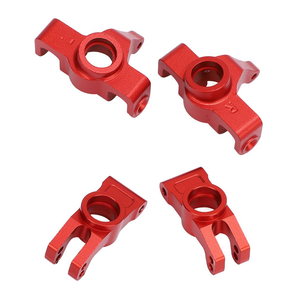 Front Steering Block Rear Hub Carrier Upgrade Parts for Hyper Go 114 14209 14210 Aluminum Alloy