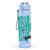 1PC Korean Hangul Text Minimalist Art Print 750ml Color Plastic Sports Water Bottle Leakproof Flip Straw Lid Suitable for Sports Office Home Use