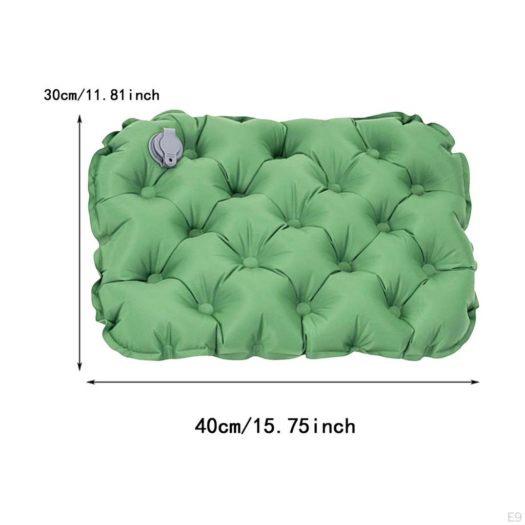 Covoraș de șezut gonflabil compact pentru călătorii și agrement