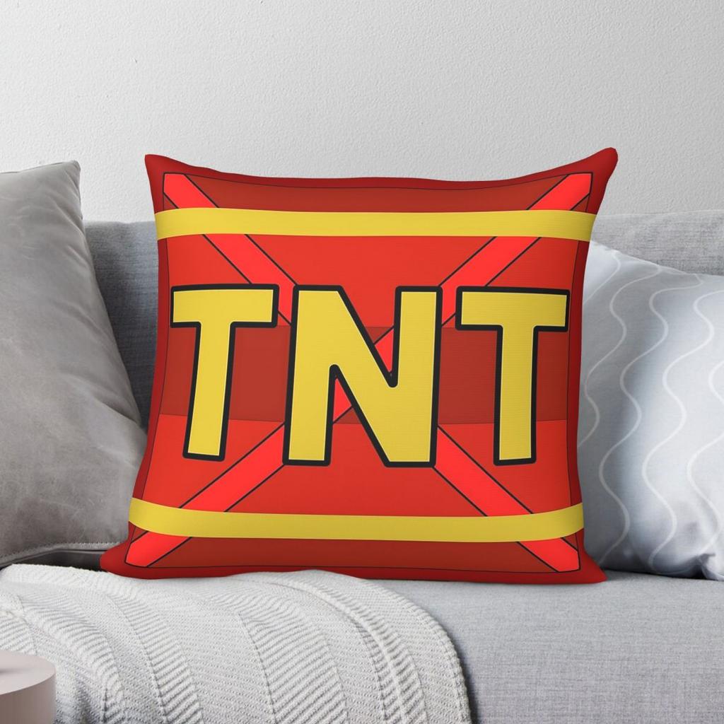 Crash Team Racing TNT Booom Square Pillowcase Polyester Linen Velvet Creative Decorative Pillow Home Cushion Cover Wholesale