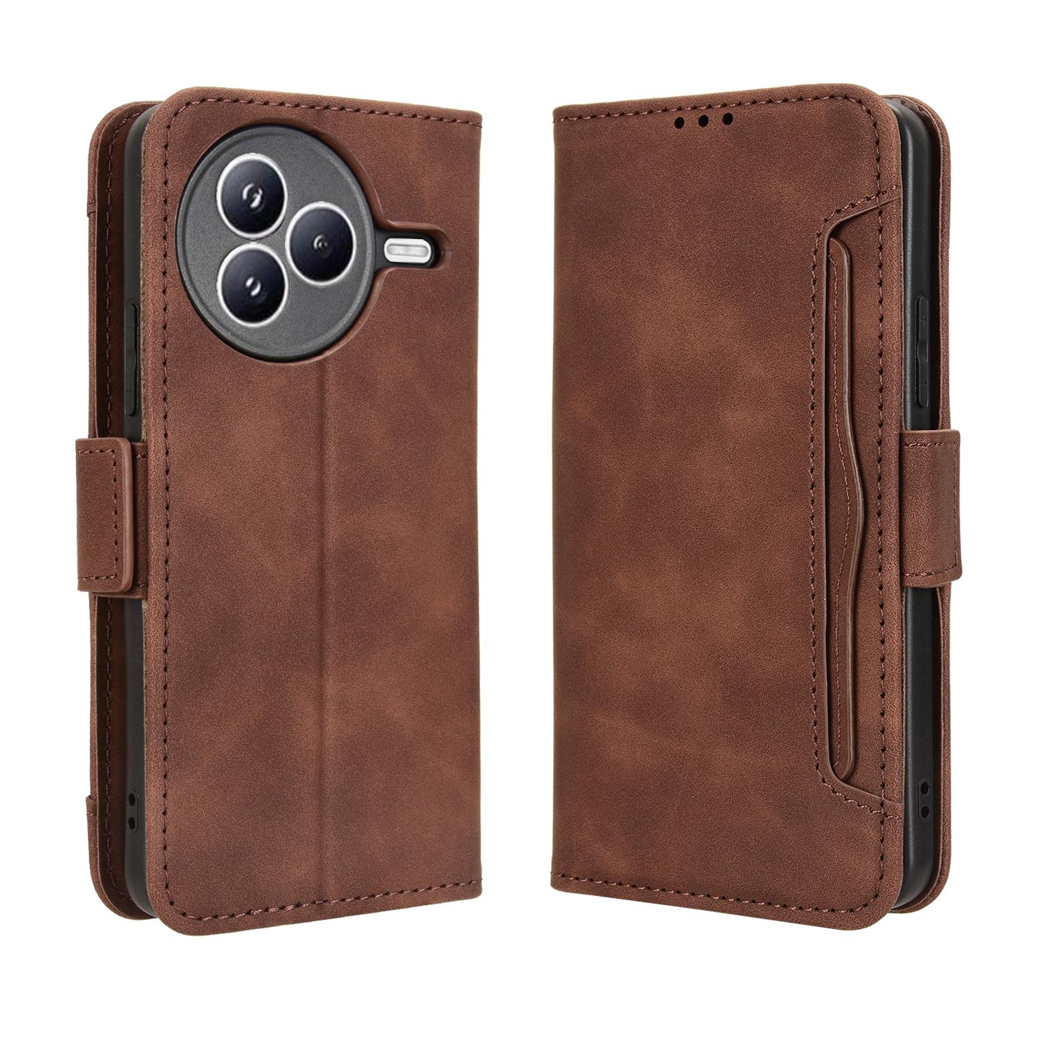 

For Xiaomi Civi 5 Pro 5G Leather Case Phone Wallet Cover with Multiple Card Slots B