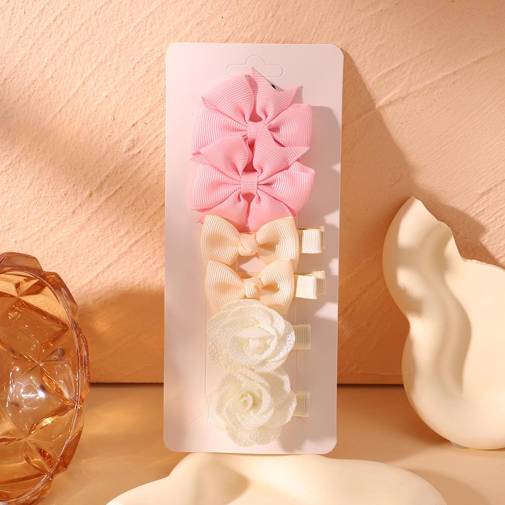 

Дети и девочки полный пакет Смешанный набор Детский однотонный тканевый ручной работы Детская заколка для волос Зажимы для волос Аксессуары