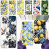 Case For Samsung A15 A13 A35 A55 A51 A71 A41 A31 A21S A03S A05 A17 A23 A25 A33 A53 A73 5G A07 4G Cover Summer Fruits Lemon Print