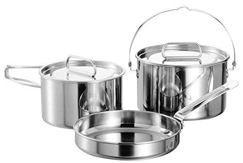 

Captain Stag Laguna M-5530 Stainless Steel Cooker M Set