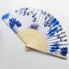 Japanese Floral Hand Fan for Music Festival Dance Gift Performances Home