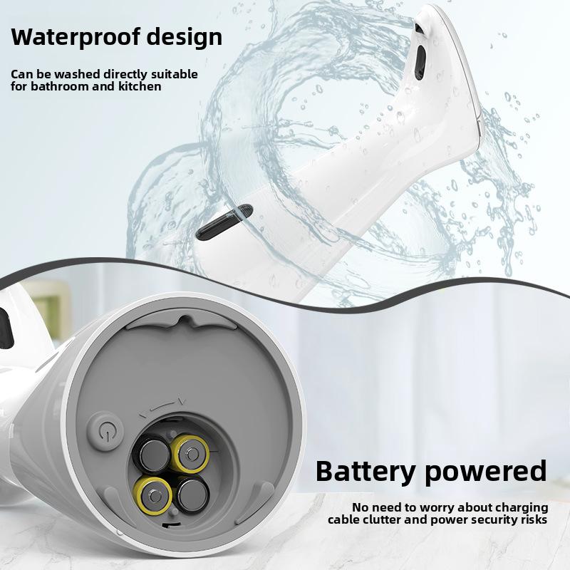 Automatic Sensor Hand Soap Dispenser Smart Wash Handpiece White High Quality ABS Waterproof for Bathroom