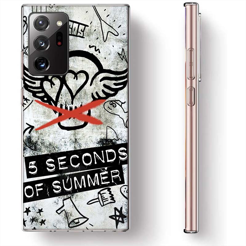 5 Sos Seconds Summer Phone Case for Samsung A16 A17 A26 A36 A37 A56 A57 A12 A22 A32 A52S A07 A06 A02S A72 Galaxy A70 A50S A71 A5
