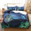My Neighbor Totoro Cartoon 3d Bedding Set Anime Twin Full Queen King Comforter Cover Set with Pillowcase 2/3pcs Duvet Cover Sets